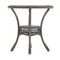 Alaterre Furniture Carolina 30" Diameter All-Weather Wicker Bistro Dining Table with Glass Top AWWM01MM - alternate 4